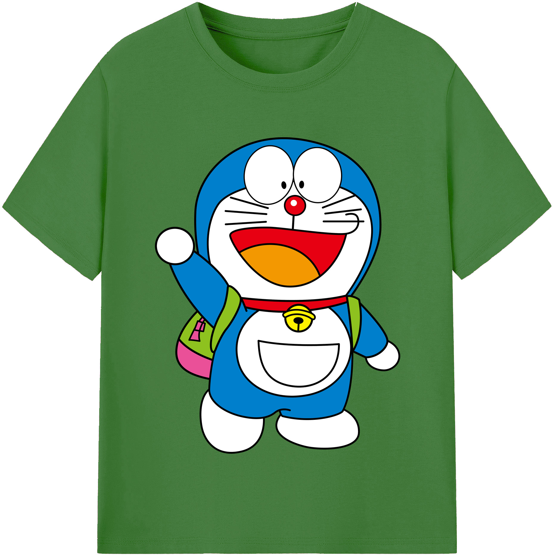 （画像用） ドラえもん Doraemon レディースカジュアルプリントTシャツ（綿100％）